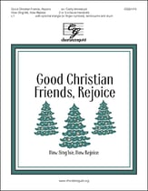 Good Christian Friends, Rejoice Handbell sheet music cover